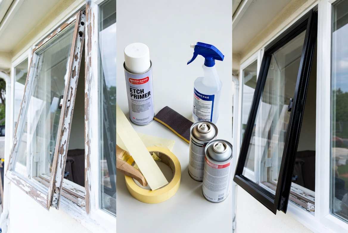 How to Paint Aluminium Window Frames: Step-by-Step Guide